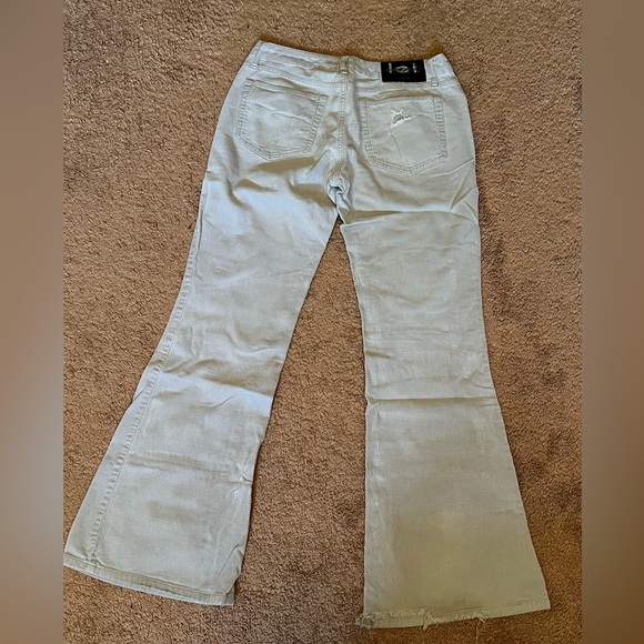 Vintage 1990s/Y2K l.e.i. Corduroy Pants - Boot Cut/Flare Low Rise Button Fly - Picture 6 of 9